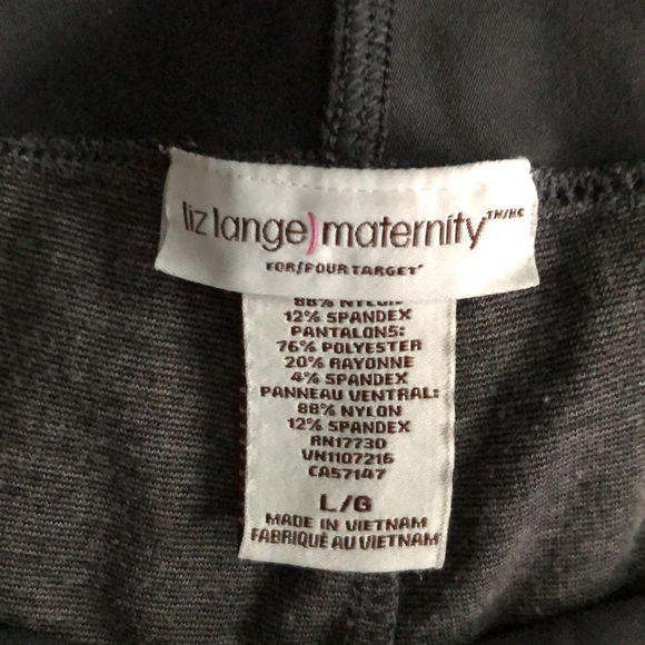 Grey Maternity Pants with Ankle zipper - Picture 4 of 4